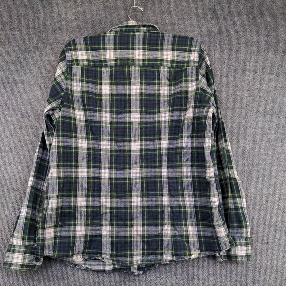 L.L. Bean Men's Slightly Fitted Button Up Shirt Multi Large Long Sleeve Cotton - Picture 5 of 12